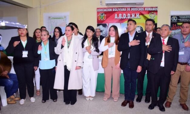 ASOCIACIÓN DEPARTAMENTAL DE DERECHOS HUMANOS POSESIONÓ A SU DIRECTORIO PARA LA GESTIÓN 2026-2028