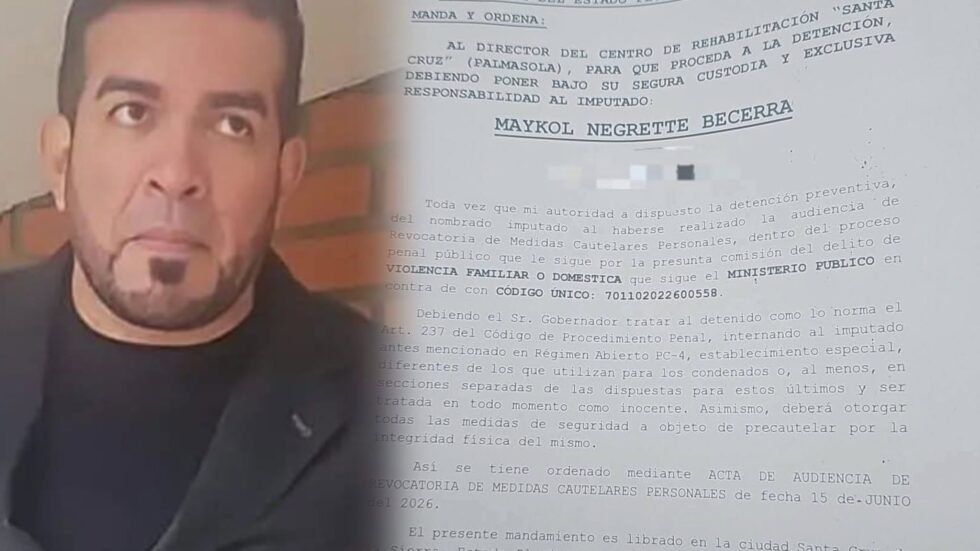 ORDENAN DETENCIÓN PREVENTIVA EN PALMASOLA PARA EL EXCONCEJAL MAYKOL NEGRETE