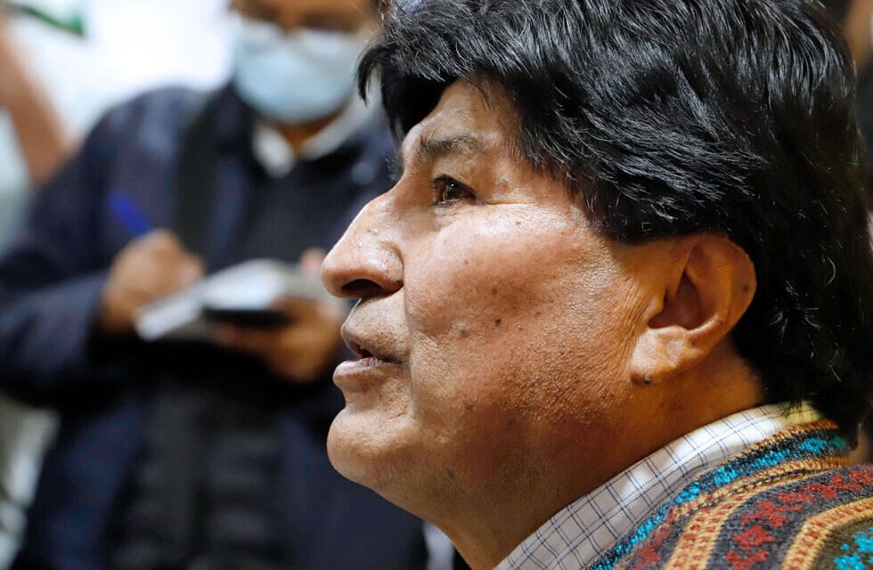 EVO MORALES ACUSA AL GOBIERNO DE “FORZAR UNA GUERRA CIVIL” Y DEFIENDE LAS PROTESTAS EN EL PAÍS