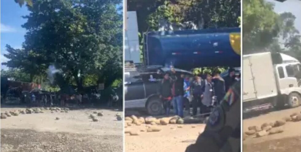 MOVILIZADOS RETOMAN CONTROL DEL RETÉN ANTIDROGAS DE EL CASTILLO EN VILLA TUNARI