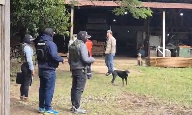 CASO «NARC0MADERAS»: FELCN Y FISCALÍA ALLANAN EMPRESA EN EL KM 9 DE LA ZONA NORTE