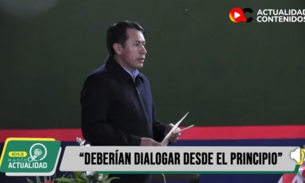 “SI HUBIERAN DIALOGADO, NO HABRÍA 50 DÍAS DE MOVILIZACIÓN”, AFIRMA LORENZO CHÁVEZ