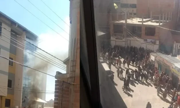 INCENDIO EN LA SUBALCALDÍA DEL DISTRITO 8 GENERA TENSIÓN EN EL ALTO