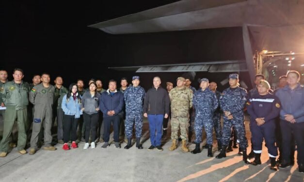 EQUIPO SAR-FAB VUELVE A BOLIVIA TRAS APOYAR EMERGENCIA EN VENEZUELA