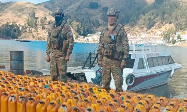 MILITARES FRUSTRAN TRASLADO ILEGAL DE 3.140 LITROS DE COMBUSTIBLE EN EL TITICACA