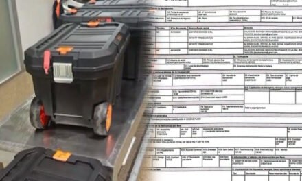DOCUMENTO OFICIAL CONFIRMA 189,5 KG. DE ORO EN CUATRO MALETAS; FELCC NIEGA EXTRAVÍO DE 22 KG.