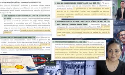 LARA DENUNCIA A HERMANA DEL PRESIDENTE DE LA ADUANA POR PRESUNTO ASCENSO CON TÍTULO FALSO EN BOA
