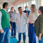 GOBERNACIÓN Y SALUD INSPECCIONAN HOSPITAL DE MONTERO PARA ACELERAR SU ENTREGA