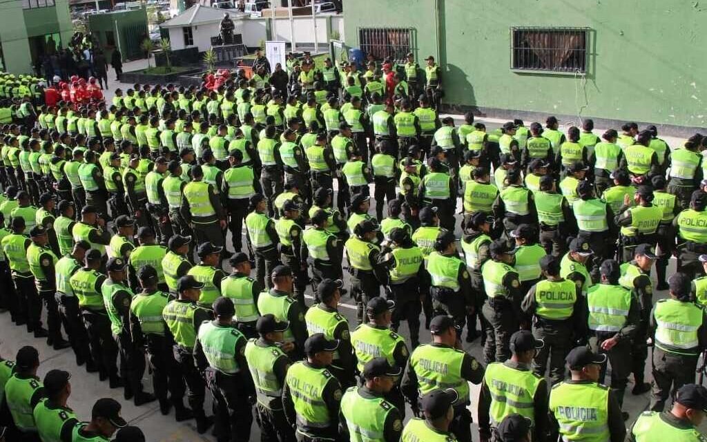 DESTINAN 10 NUEVOS EFECTIVOS POLICIALES A YAPACANÍ PARA REFORZAR LA SEGURIDAD