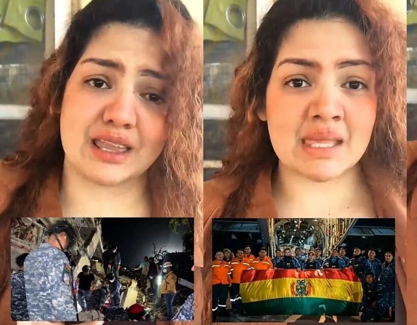 “BOLIVIA LLEGÓ A SALVAR VIDAS”: VENEZOLANA AGRADECE A LOS RESCATISTAS BOLIVIANOS