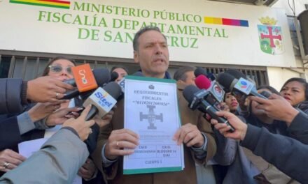 CÍVICOS EXIGE A LA FISCALÍA ÓRDENES DE APREHENSIÓN CONTRA ARGOLLO Y EVO POR LOS BLOQUEOS