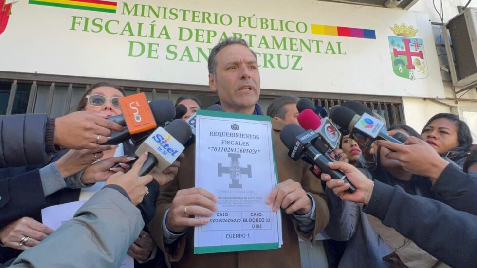CÍVICOS EXIGE A LA FISCALÍA ÓRDENES DE APREHENSIÓN CONTRA ARGOLLO Y EVO POR LOS BLOQUEOS