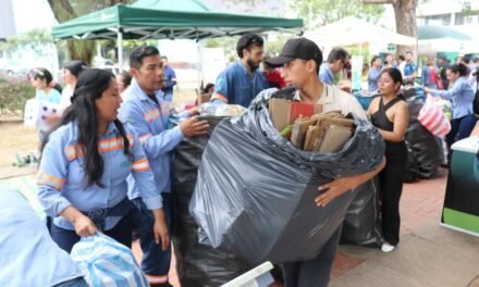 ECOFERIA DE RECICLAJE RECOLECTA 850 KILOS DE MATERIAL REUTILIZABLE EN EL DISTRITO 1
