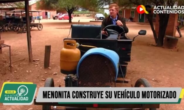 PETER BRAUN, EL MENONITA QUE CREÓ SU PROPIO VEHÍCULO A GAS CON PIEZAS RECICLADAS
