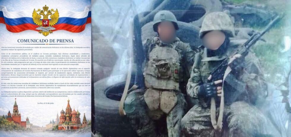 EMBAJADA DE RUSIA NIEGA RECLUTAMIENTO DE BOLIVIANOS