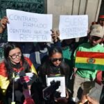 PROTESTA DE DEPORTISTAS TERMINA CON GASIFICACIÓN POLICIAL EN PUERTAS DE PALACIO
