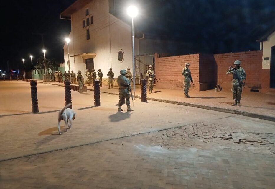 EJÉRCITO Y POLICÍA REFUERZAN PATRULLAJES PREVENTIVOS EN SAN MATÍAS