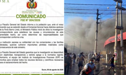 FISCALÍA ABRE INVESTIGACIÓN DE OFICIO POR EL INCENDIO EN BARRIO LINDO