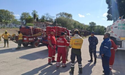 GOBERNACIÓN COORDINA ACCIONES ANTE POSIBLE AVANCE DEL FUEGO HACIA OTUQUIS