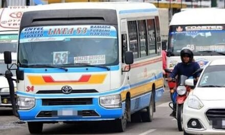 FALTA DE COMBUSTIBLE REDUCE AL 40% LAS OPERACIONES DEL TRANSPORTE URBANO
