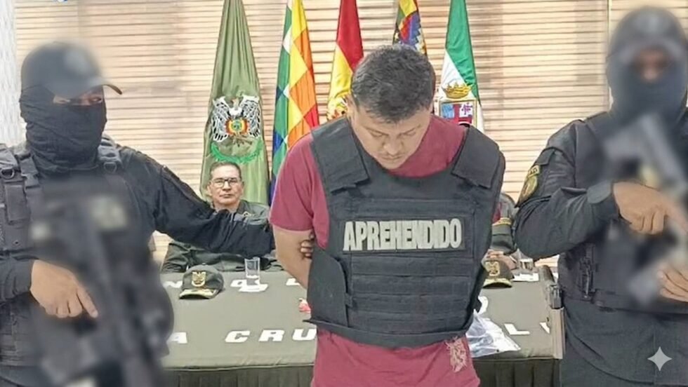 “ROBÓ PARA PAGAR DEUDAS”: FELCC PRESENTA AL ACUSADO DEL ATRACO EN LA GUARDIA