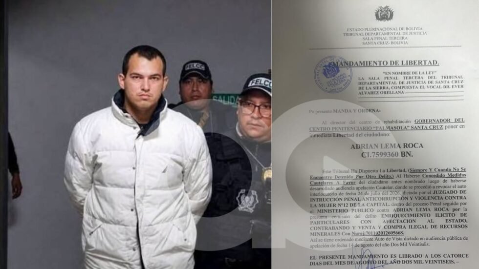 JUSTICIA ORDENA LIBERTAD DE INVESTIGADO POR LOS 189 KILOS DE ORO EN VIRU VIRU