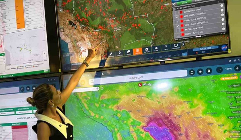 GOBERNACIÓN DECLARA ALERTA NARANJA POR 14 INCENDIOS FORESTALES ACTIVOS