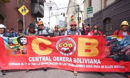 COB EXIGE ARCHIVAR PROYECTO SOBRE DIRIGENTES SINDICALES Y ADVIERTE CON PROTESTAS