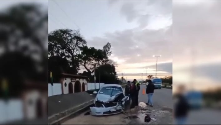ACCIDENTE DE TRANSITO DEJA UN FALLECIDO Y UN HERIDO EN LA DOBLE VÍA LA GUARDIA