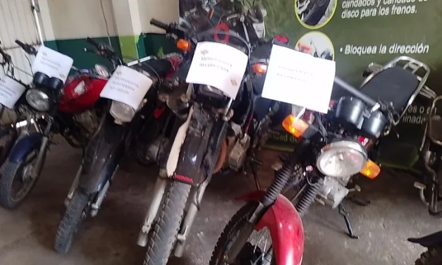 COTOCA SUFRE UN ALTO ROBO DE MOTOCICLETAS