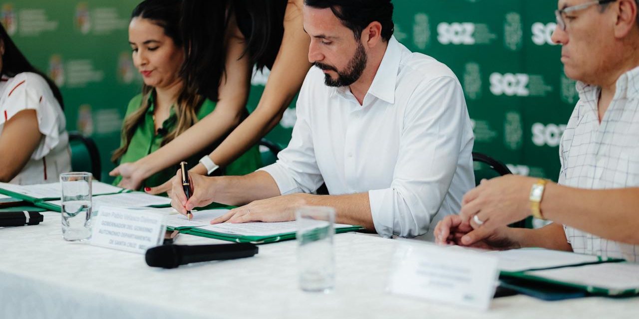 GOBERNACIÓN DE SANTA CRUZ PROMULGA POA 2027 POR BS 1.463 MILLONES Y PRIORIZA SALUD Y SECTORES VULNERABLES