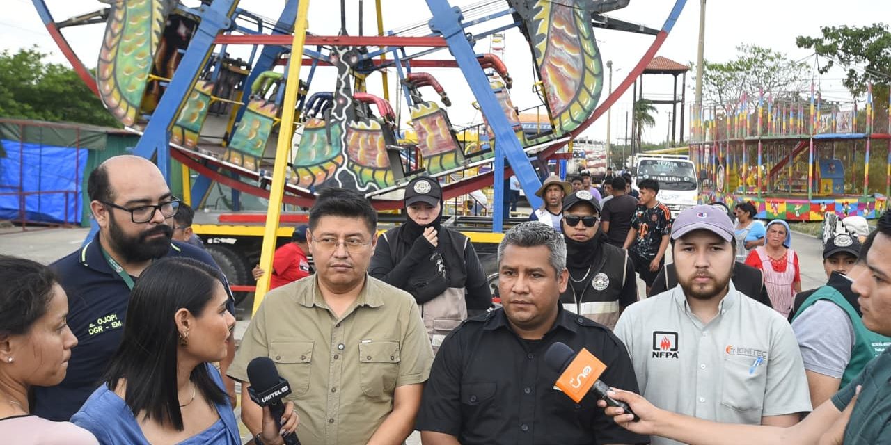 FERIA ALASITA: INSPECCIONAN EL CAMBÓDROMO Y BUSCAN EVITAR RIESGOS PARA LOS VISITANTES
