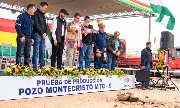 YPFB ACTIVA PROYECTO MONTECRISTO-9 CON UNA INVERSIÓN DE $US 12 MILLONES EN SANTA CRUZ