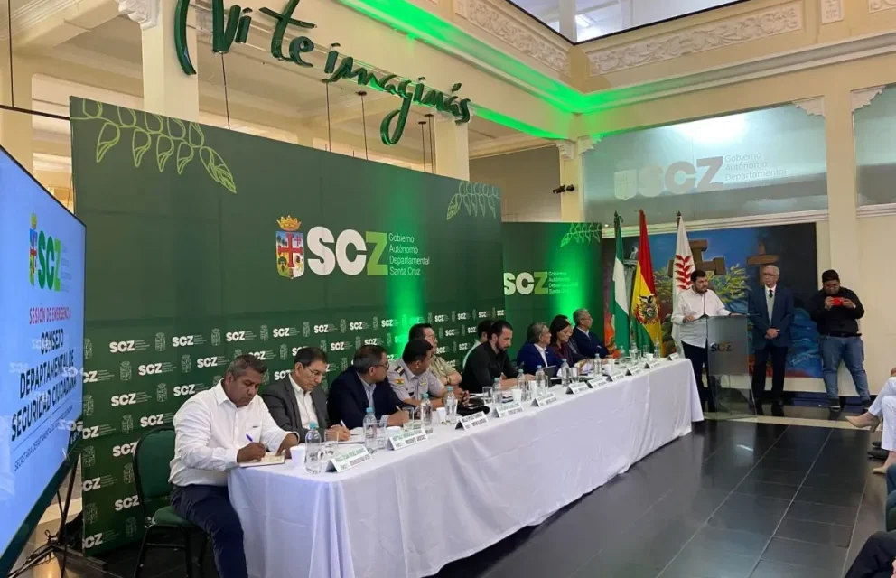 CONSEJO DE SEGURIDAD DE SANTA CRUZ DEFINE COMANDO CONJUNTO CON BASE EN SAN IGNACIO