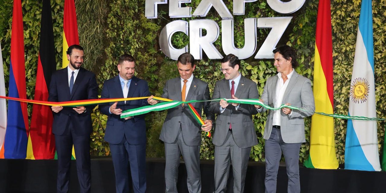 “EXPOCRUZ ES LA BOLIVIA QUE PRODUCE”, AFIRMA FRERKING AL INAUGURAR LA 50.ª EDICIÓN