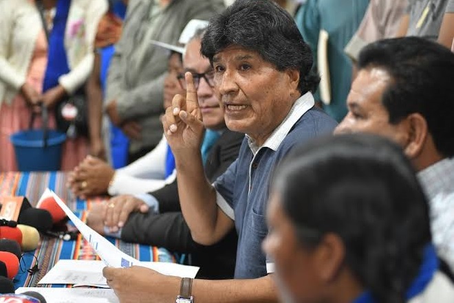 FISCALÍA CONFIRMA QUE LA ORDEN DE APREHENSIÓN CONTRA EVO MORALES CONTINÚA VIGENTE