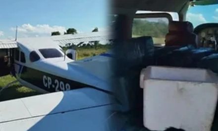 AVIONETA BOLIVIANA INTERCEPTADA CON DROGA EN FRONTERA ENTRE BRASIL Y PARAGUAY