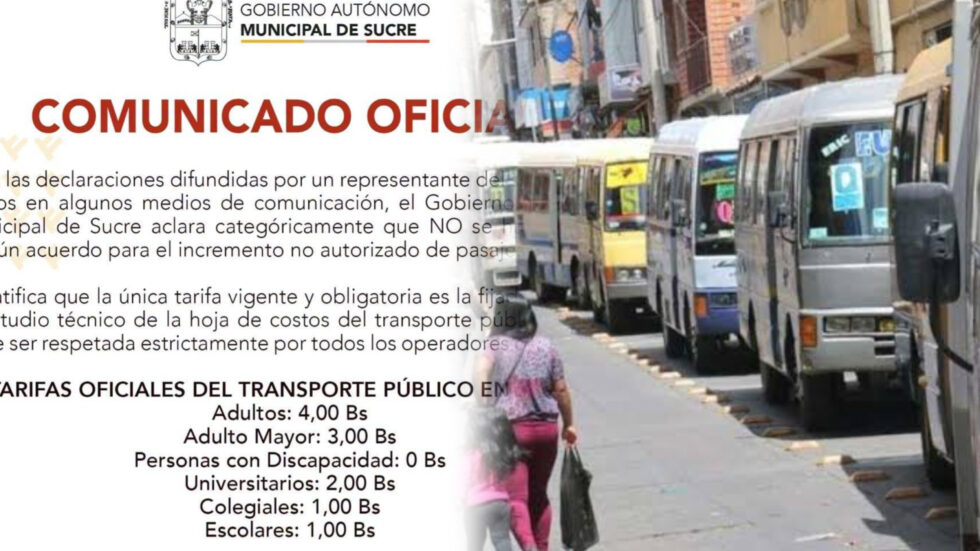 ALCALDÍA DE SUCRE NIEGA ACUERDO CON MICREROS