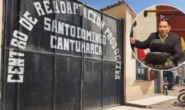 MARIACA, CON DOS DETENCIONES, ES TRASLADADO A CANTUMARCA