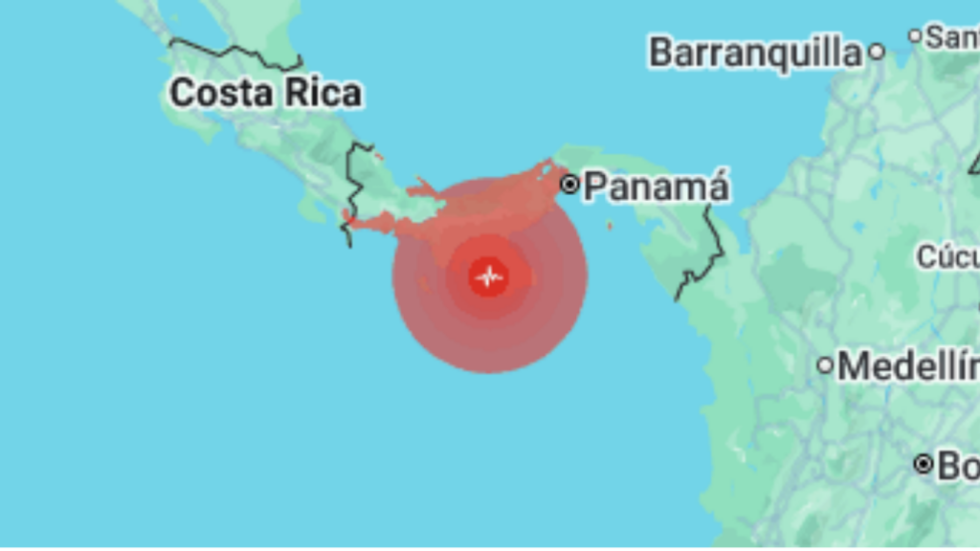 FUERTE TERREMOTO DE 7,7 SACUDE PANAMÁ Y OBLIGA A EVACUAR EDIFICIOS