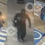 CÁMARAS DE SEGURIDAD CAPTARON LA LLEGADA DE LOS CUATRO  ATRACADORES A LA JOYERÍA