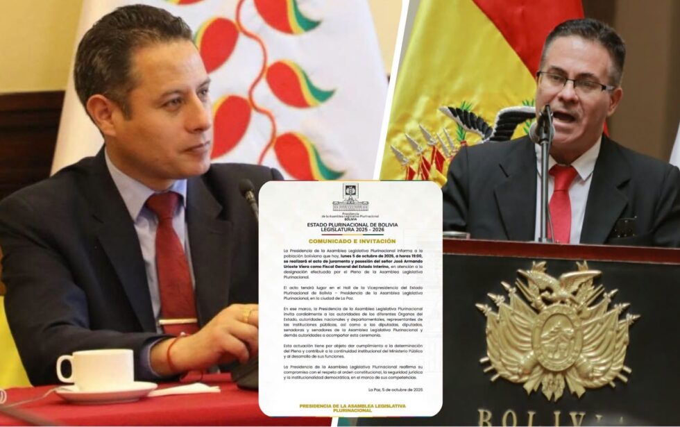 ALP FIJA PARA LAS 19:00 LA POSESIÓN DE JOSÉ ARMANDO URIOSTE